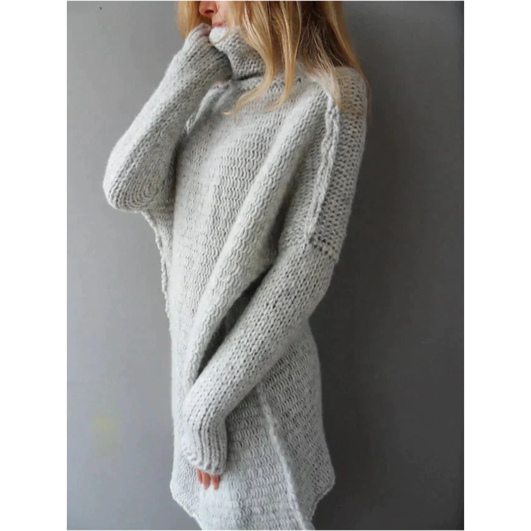 Sweater Women Relaxed Oversized Fit Cozy Look - Image 3