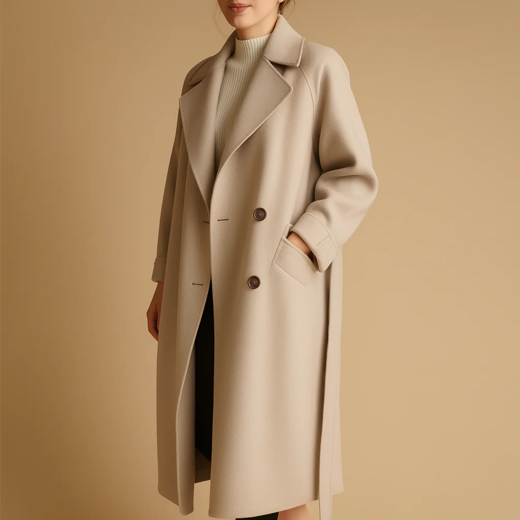 Coat Women Long Fitted Insulated Winter Coat