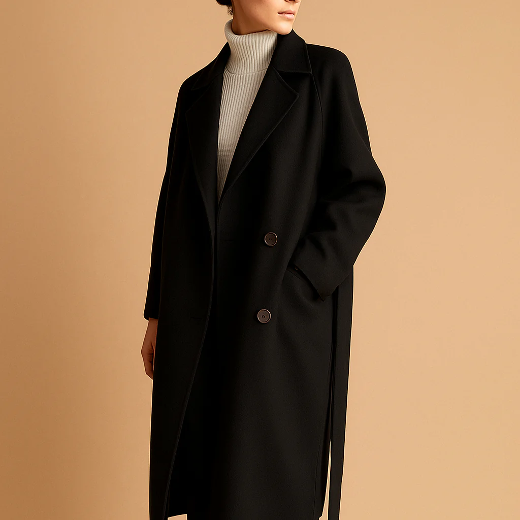 Coat Women Long Fitted Insulated Winter Coat - Image 5