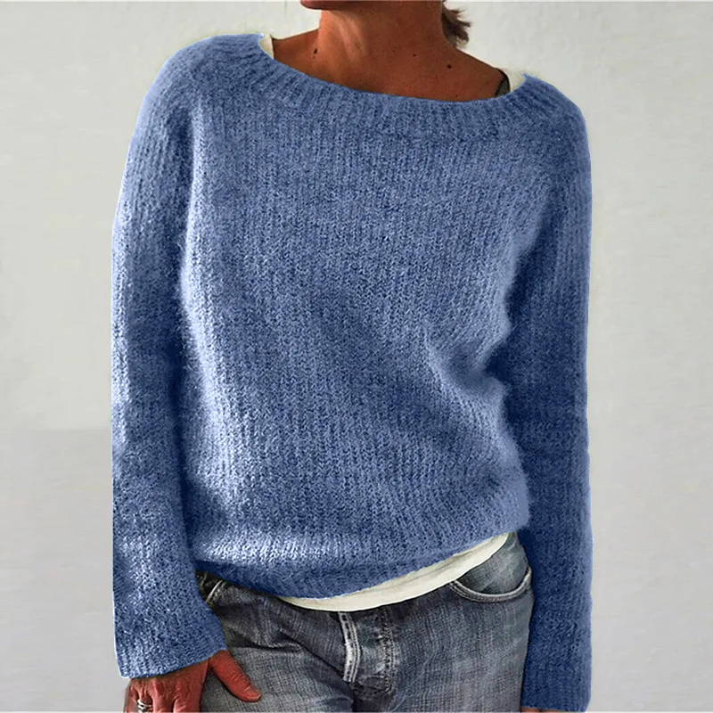 Sweater Women Warm Knitted Winter Fit Cozy Look - Image 2