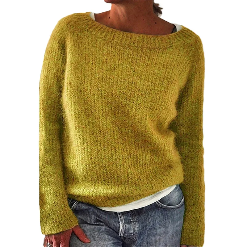 Sweater Women Warm Knitted Winter Fit Cozy Look - Image 6