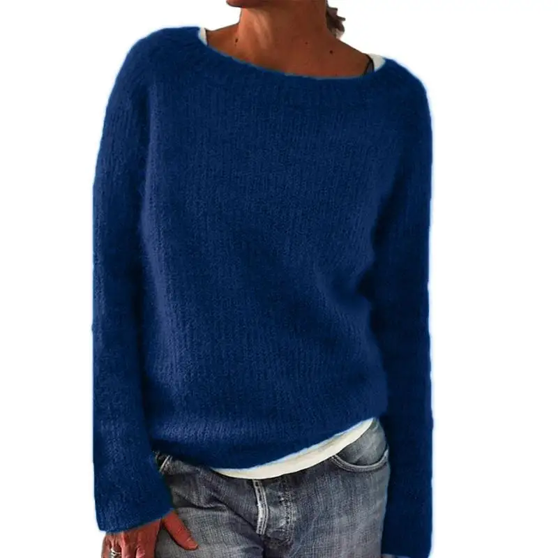 Sweater Women Warm Knitted Winter Fit Cozy Look - Image 7