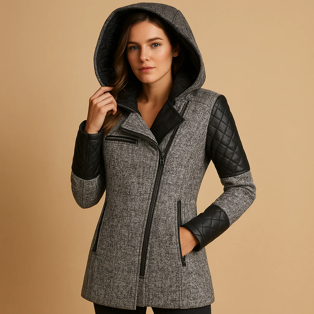 Winter Coat Women Long Hooded Insulated Full Length Construction - Image 3