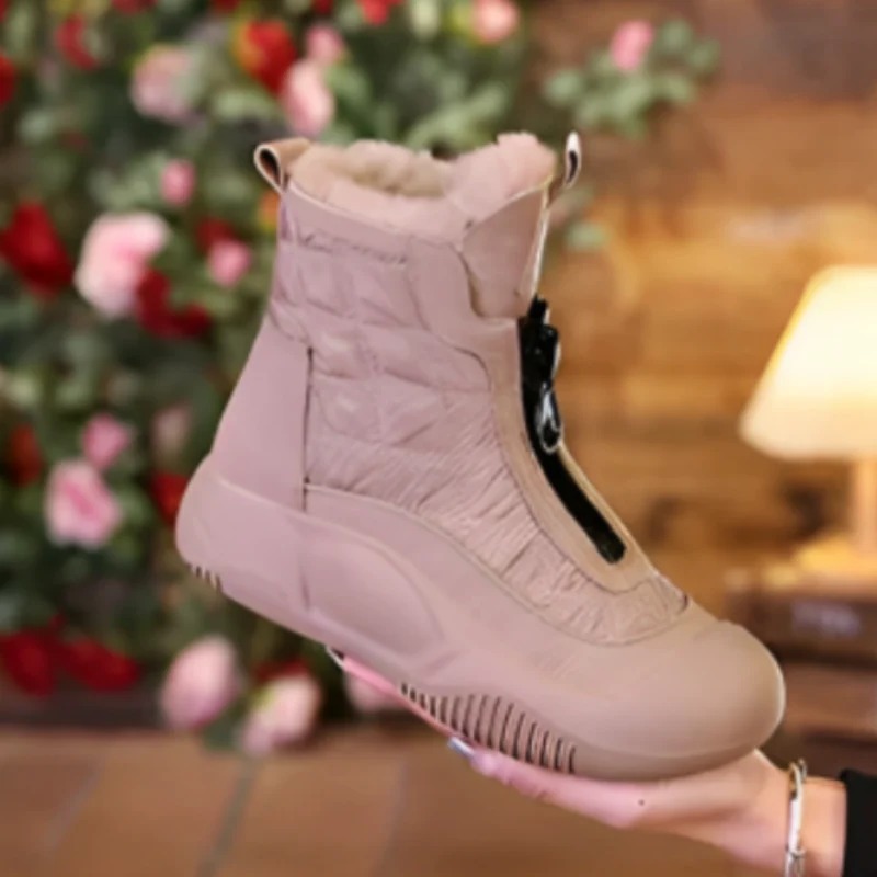Snow Boots Women Winter Warm Waterproof Boots - Image 3